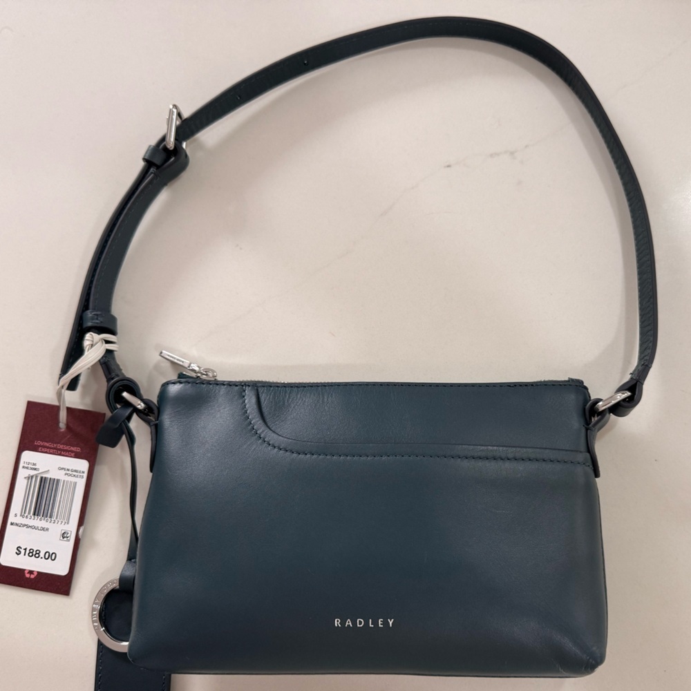 RADLEY LONDON Teal Leather Mini Bag